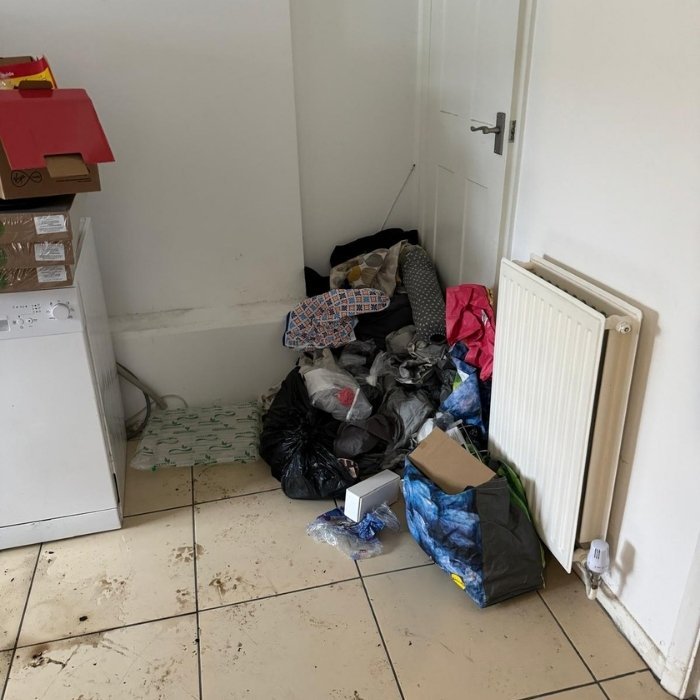 Property Maintenance- Before Image 1 (House with significant hygiene issues)