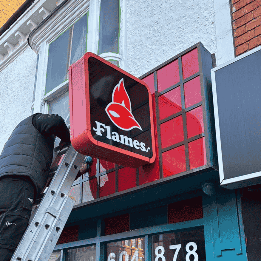 Shop Front Refurbishment Northampton After 2 Flames