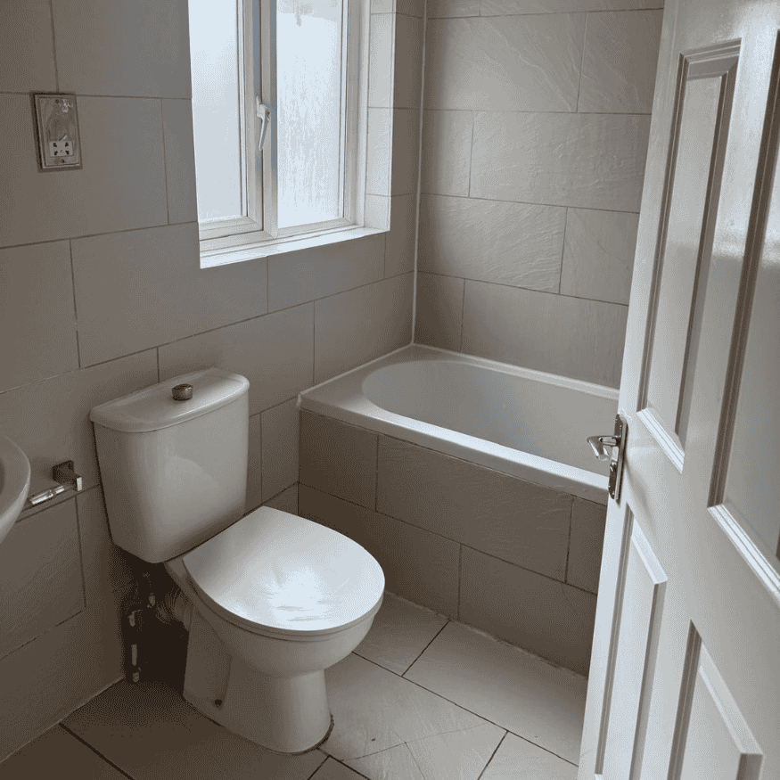 Polished internal doors and freshly painted skirting complete the property renovation in London.